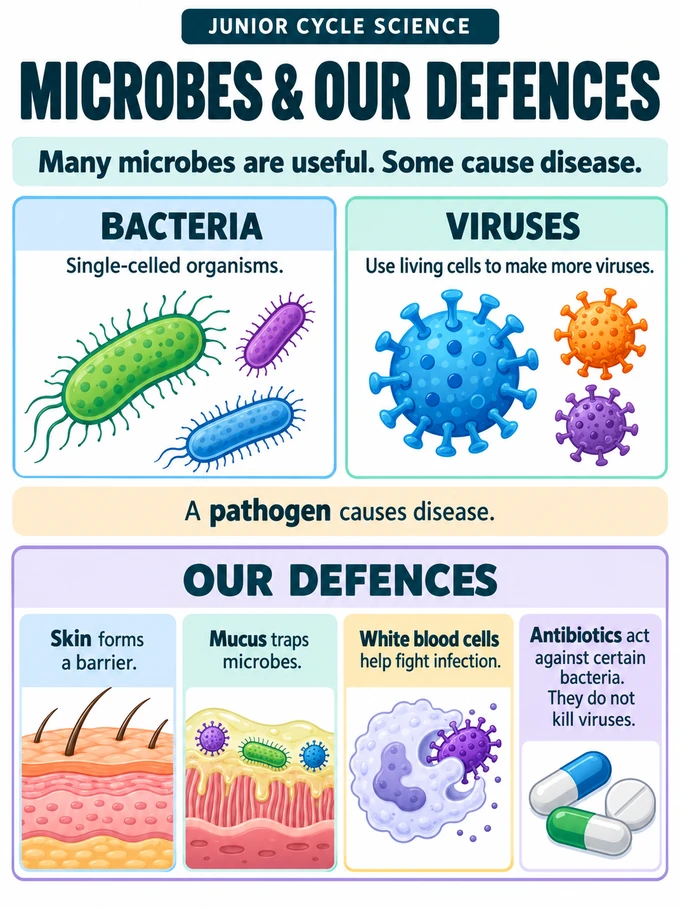 Microbes & our defences. Many microbes are useful. Some cause disease.