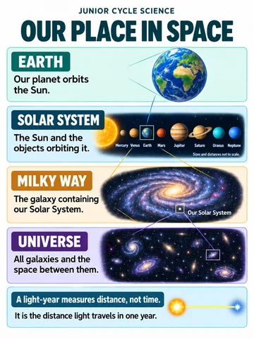 Our place in space. EARTH